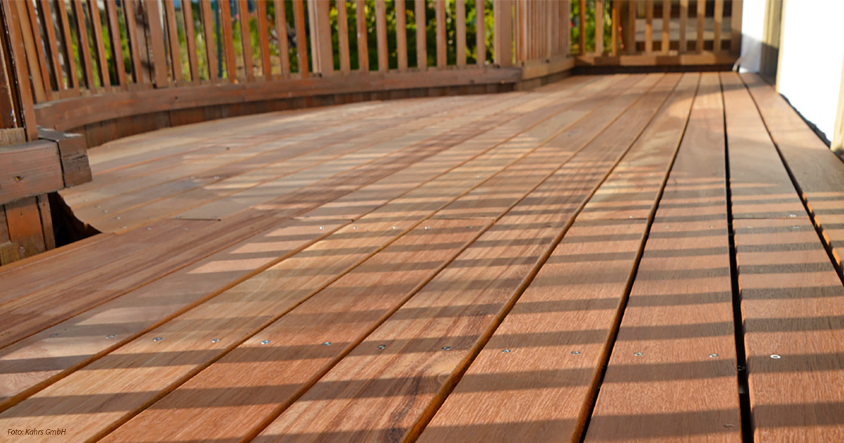 Terrassendielen aus Basralocus