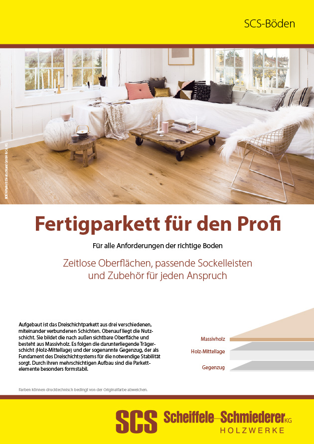 Fertigparkett für den Profi