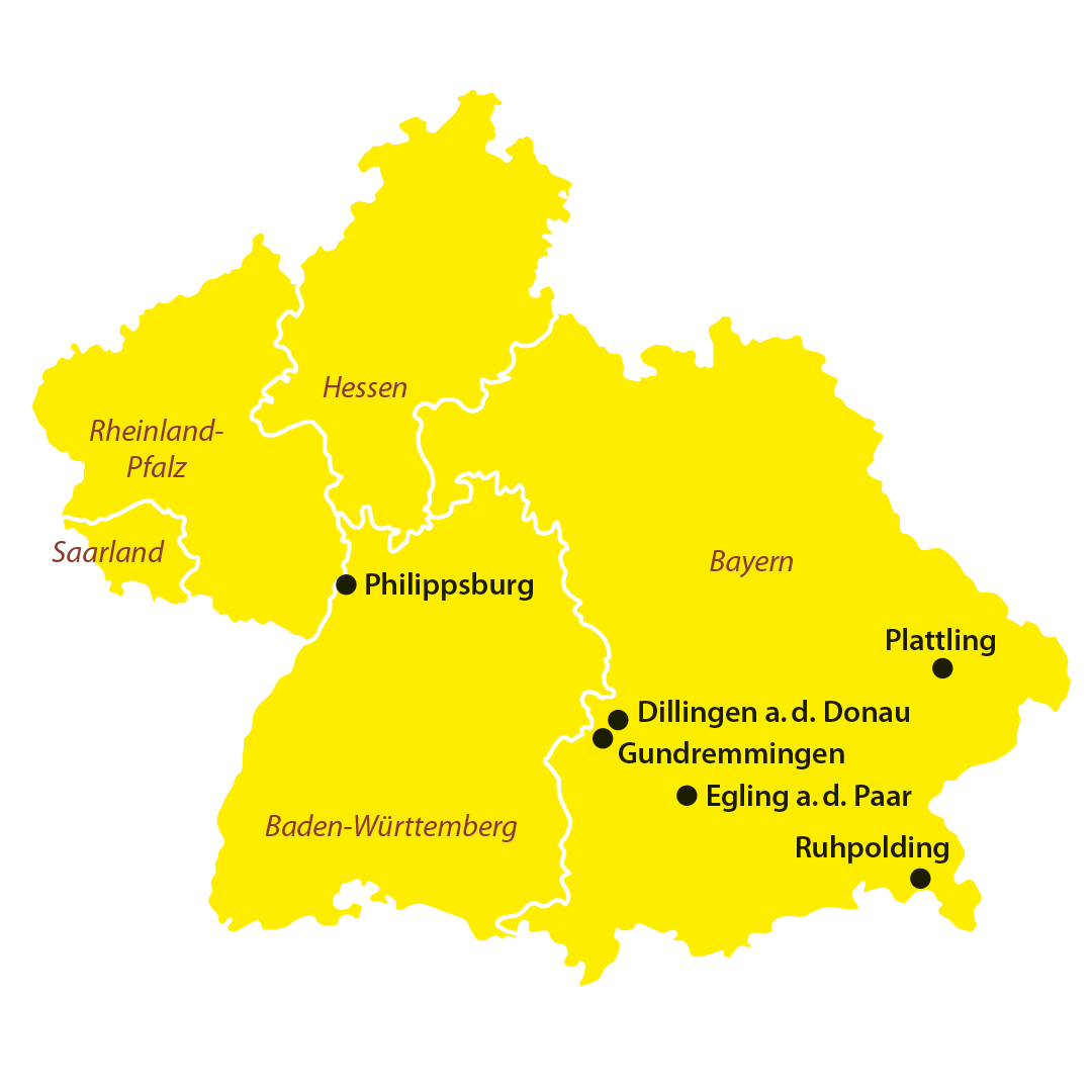 Standorte der Scheiffele-Schmiederer KG