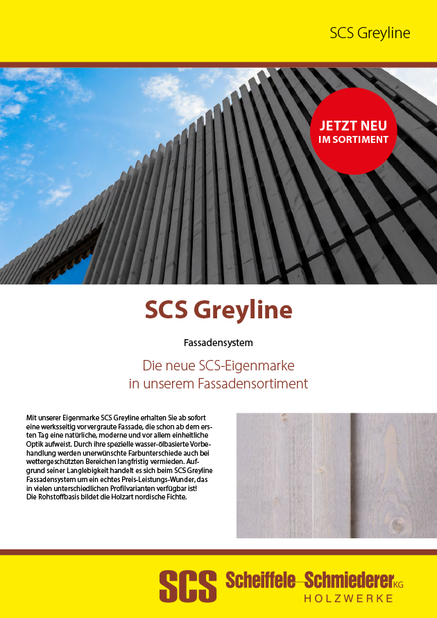 SCS Greyline Fassadensystem